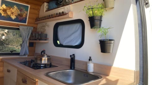 Comfortable off-grid camper for the nature lover