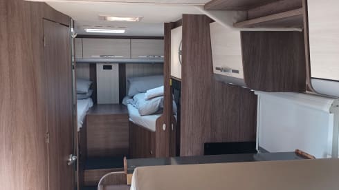 Liz – 4 berth Burstner Motorhome with Gasflow system and solar panels