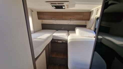 C33 – Wunderschönes Luxus-Etrusco-Zimmer mit 2 Klimaanlagen und Einzelbetten/Hubbett