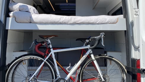 4 Berth VW Craftervan with Shower and Loo (Off Grid-able)