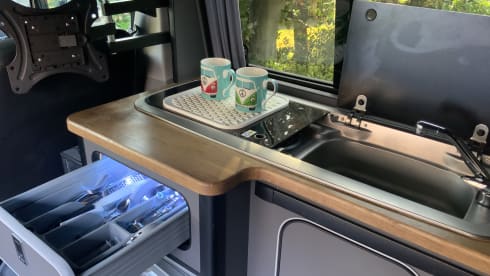 Swampy – VW T6 Transporter SWB 4Motion 4WD (Off grid) SWAMPER STYLE - With Canopy