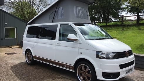 4 berth Volkswagen campervan from 2013