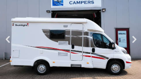 H-type – Sunlight camper semi integraal uit 2024