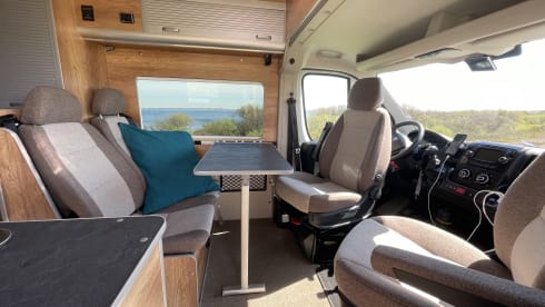 De Groene Waldi – Peugeot Boxer compact camper for rent