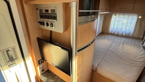 Fijne Bürstner camper voor 4 personen