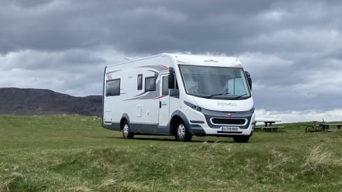 Rolteam met 4 slaapplaatsen, geïntegreerd vanaf 2019.