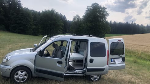 Willi – Vermiete Renault Kangoo Minicamper Eigenumbau