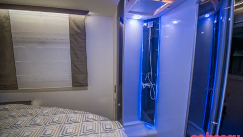 Luxury hotel room (family camper) on wheels...