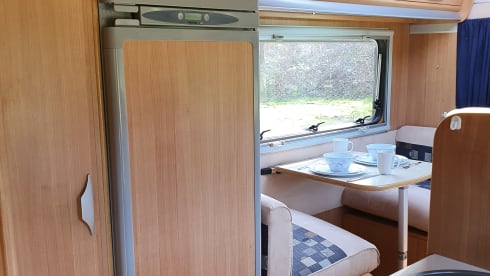 Frankie G – Frankie is our beautiful & flexible 6 berth Motorhome.
