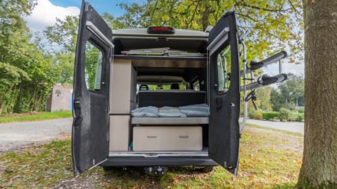 Peugeot Boxer L1H2 bus camper, perfect for a quick getaway.