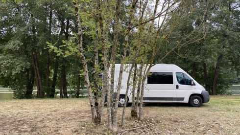 Eve's camper – 2 berth camper plus awning AND Tempur mattress!
