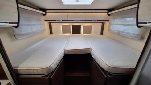 5 peroons familie camper – 5p Fiat integrated uit 2017