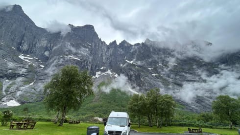 Extra spacious and luxurious Mercedes Sprinter camper van