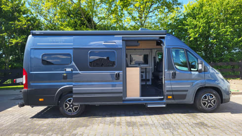 Adria Twin Sport 640 SLB grey – Beautiful, spacious and luxurious camper van with single beds and automatic transmission