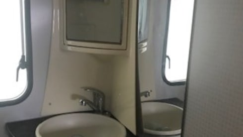 4 berth Chausson, main bed over cab