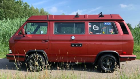 4-Personen-Westfalia-Wohnmobil aus dem Jahr 1990