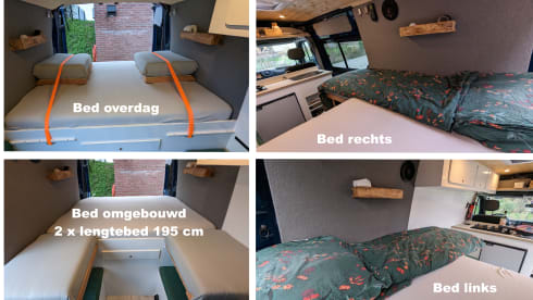 The Eagle – Bus camper 2 person Renault Master 2016 (2 x length bed!)
