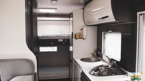 Roller-Team-Nische mit 6 Schlafplätzen ab 2023