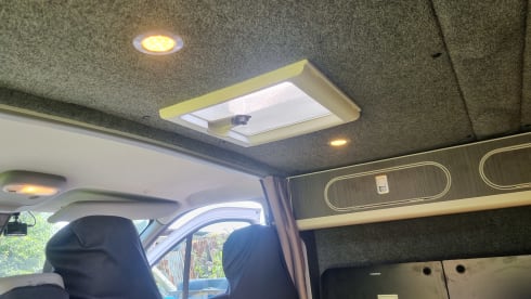 Solar, Fridge, etc. - 2 berth Vauxhall Vivaro Campervan 2014