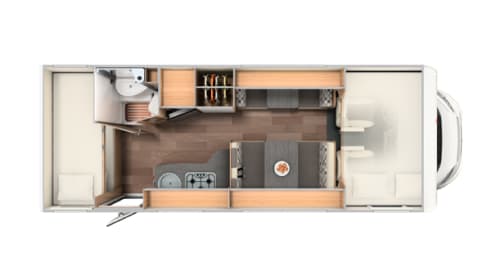 Spacious Sunlight alcove 6p from 2018