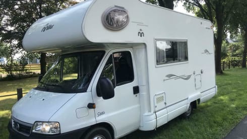 Fiat 6 sleeping places, 2006, air conditioning, fixed beds, bicycle rack