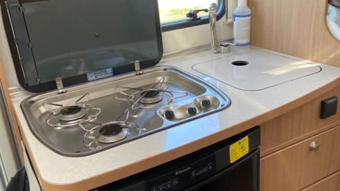 Travel-loving, young (2017) semi-integrated camper Sun Living from Adria,