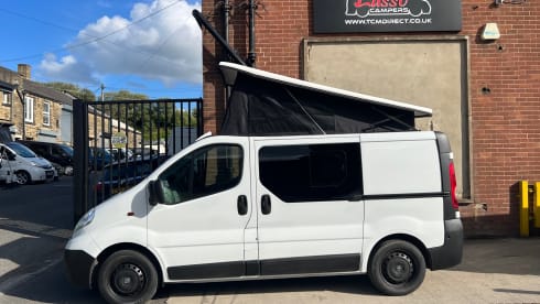 4 berth Vauxhall Vivaro campervan from 2013