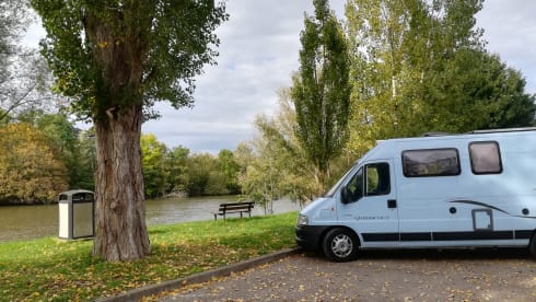 Comfortable camper bus