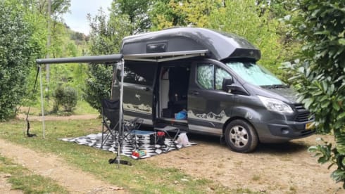Ford Nugget Plus hoogdak 2018 mountain edition – 5p Ford Nugget Plus Westfalia campervan hoogdak uit 2018