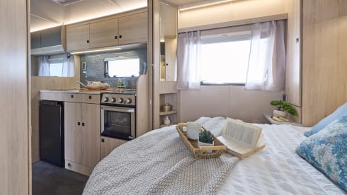 PVU – Autotrail semi-geïntegreerd met 4 slaapplaatsen vanaf 2026