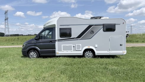 Belle caravane Knaus pour 4 personnes