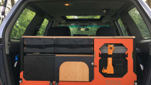 Co de BosCamper – Rooftop Tent Adventure: Subaru Forester x EGOE Nestbox Supertramp x Yuna Sheepie
