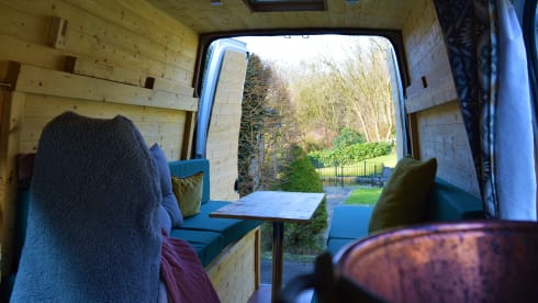 Iris – Quirky campervan designed for couples, families or anyone