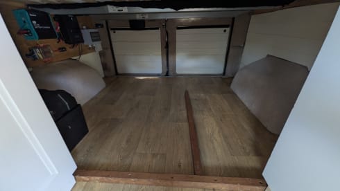 Joe – Joe. 2 Berth Truly Off Grid Adventure Van. Storage and Comforts Galore. 