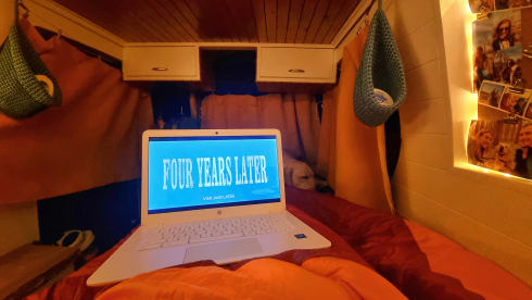 2-seater Nissan campervan from 2017