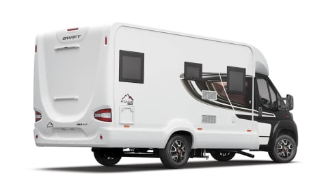 Swift 464 – Swift Edge 464, 4 Berth Motorhome With Bike Rack 
