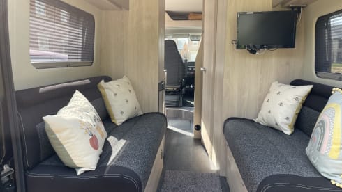 Tony – AUTOTRAIL 67 perfect for couples. Can sleep 4 with driveaway tent.