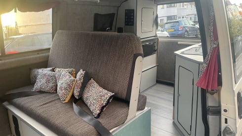 Jerry – 4berth VW T4 Hightop - a great option for couples or familes 