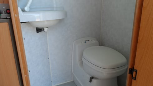 Cozy compact camper where pets are allowed