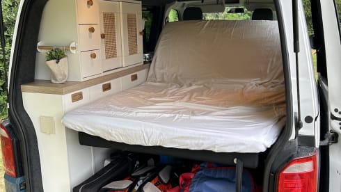 Vanny Blue – Luxurious & attractive VW camper Woodpecker - 4p