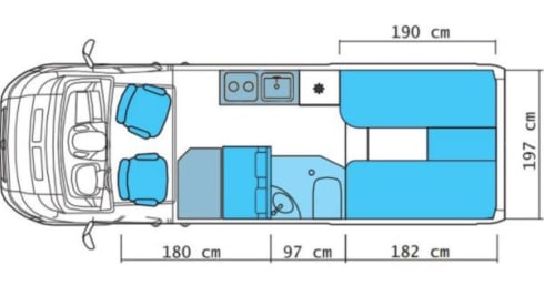 Bigfoot – Campervan, Bravia 636 Swan
