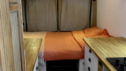 Sahara – Beautifully Handcrafted Off-Grid Ready MWB Campervan