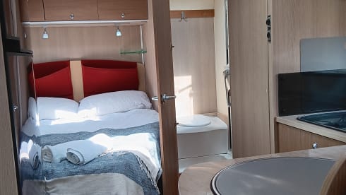 Bertie  – 4 berth Bürstner semi-integrated from 2012