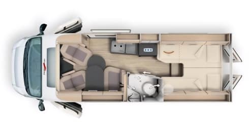 Freedom and enjoyment with our compact Malibu Buscamper (160 HP automatic)