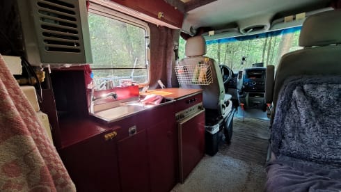 "Mijn-Crafter" sfeervol Off grid  – 2p Volkswagen bus uit 2008