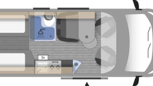 Clever spirit  – Pössl Clever spirit lengthwise beds
