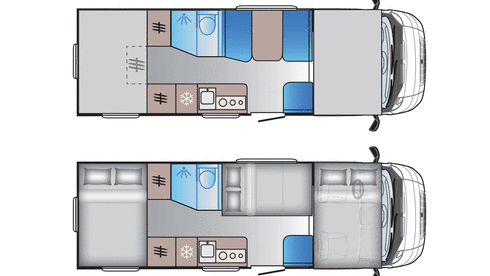 Sun Living  – 6p recent family camper from 2021 - Sun Living alcove