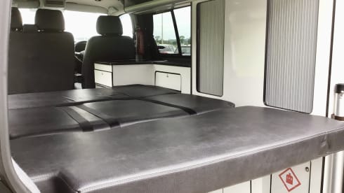 4 berth Volkswagen Transporter Campervan With Pop Top  from 2016