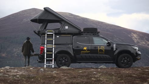 Highland Overland - Shackleton  – Overland Trucks to rent in the Scottish Highlands (Inverness airport )