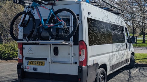 Joe – Joe. 2 Berth Truly Off Grid Adventure Van. Storage and Comforts Galore. 